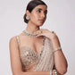 Georgette Ready-to-Wear Lehenga Saree with Thread Sequin Work | Festive Party Wear