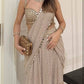 Georgette Ready-to-Wear Lehenga Saree with Thread Sequin Work | Festive Party Wear
