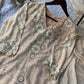 Georgette Sequence Embroidered Kurti Palazzo Set for Festive and Party Wear