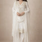 Georgette Sequence Embroidered Kurti Palazzo Set for Festive and Party Wear