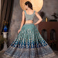 Georgette Zari Sequins Lehenga Choli with Dupatta for Wedding Sangeet Festive Wear