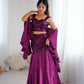 Glamorous Sequin Embroidered Lehenga Set for Wedding and Party Wear