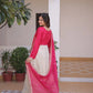 Glass Roman & Cosmos Embroidered Gown with Dupatta – Festive Wear