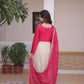 Glass Roman & Cosmos Embroidered Gown with Dupatta – Festive Wear