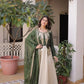 Glass Roman & Cosmos Embroidered Gown with Dupatta – Festive Wear
