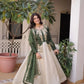 Glass Roman & Cosmos Embroidered Gown with Dupatta – Festive Wear