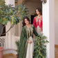 Glass Roman & Cosmos Embroidered Gown with Dupatta – Festive Wear