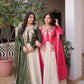 Glass Roman & Cosmos Embroidered Gown with Dupatta – Festive Wear