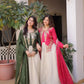 Glass Roman & Cosmos Embroidered Gown with Dupatta – Festive Wear