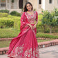 Gold Crush Embroidered Lehenga Choli Set