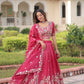 Gold Crush Embroidered Lehenga Choli Set