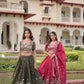 Gold Crush Embroidered Lehenga Choli Set