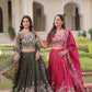 Gold Crush Embroidered Lehenga Choli Set