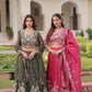 Gold Crush Embroidered Lehenga Choli Set