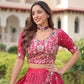 Gold Crush Embroidered Lehenga Choli Set