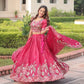 Gold Crush Embroidered Lehenga Choli Set