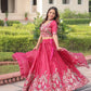 Gold Crush Embroidered Lehenga Choli Set