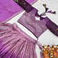 Gold Crush Embroidered Lehenga Choli Set with Dupatta