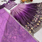 Gold Crush Embroidered Lehenga Choli Set with Dupatta