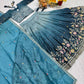 Gold Crush Embroidered Lehenga Choli Set with Dupatta