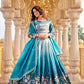Gold Crush Embroidered Lehenga Choli Set with Dupatta