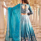 Gold Crush Embroidered Lehenga Choli Set with Dupatta