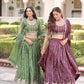 Gold Crush Embroidered Lehenga Set
