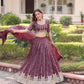 Gold Crush Embroidered Lehenga Set