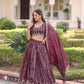 Gold Crush Embroidered Lehenga Set
