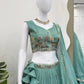 Gold Crush Embroidered Lehenga Set