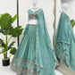 Gold Crush Embroidered Lehenga Set