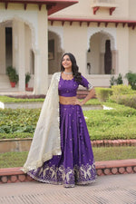 Gold Crush Embroidered Lehenga Set