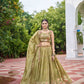 Gold Crush Embroidered Lehenga Set