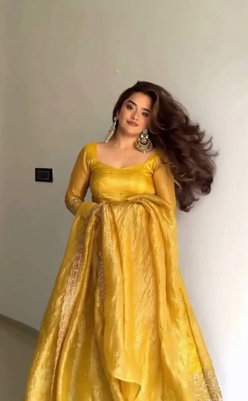 Golden Crush Sequin Gown