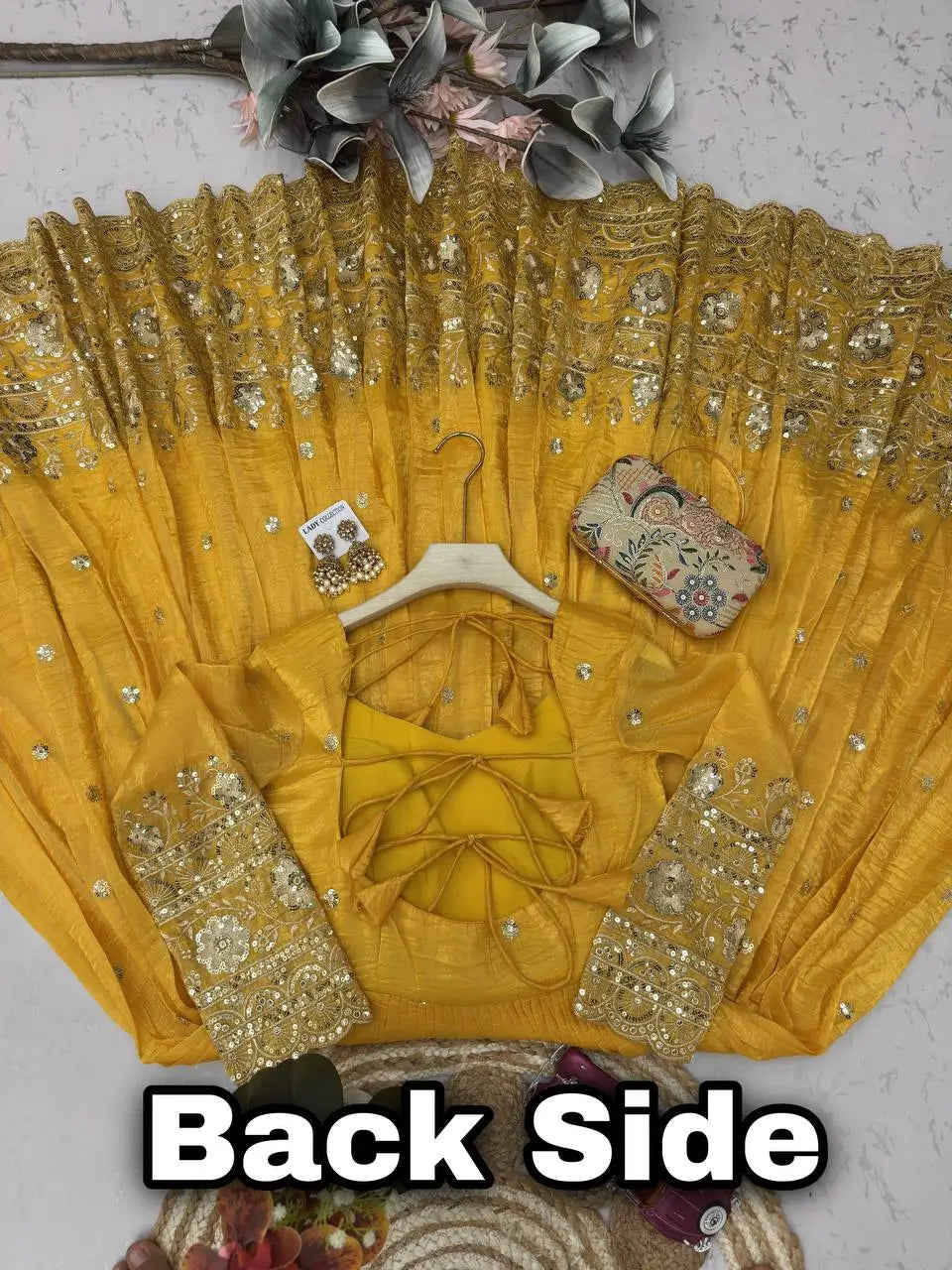 Golden Crush Sequin Gown