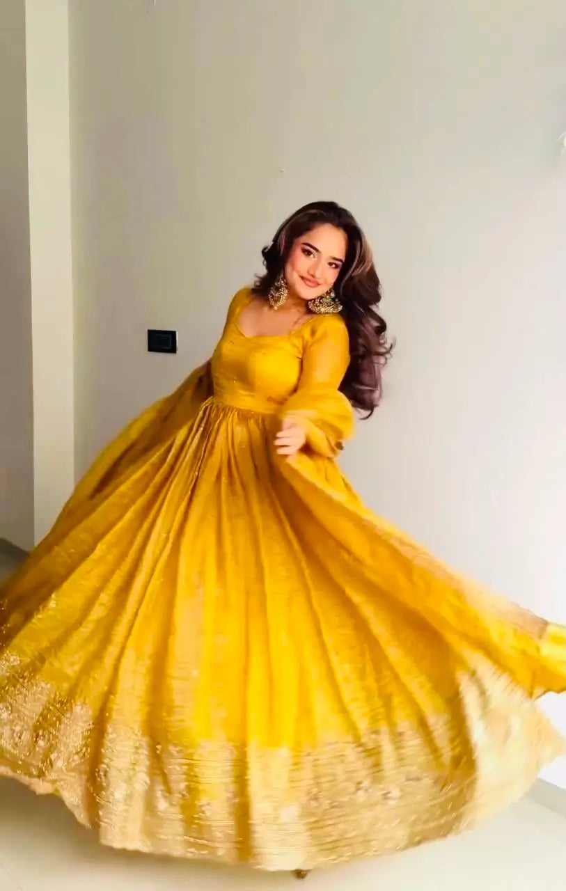 Golden Crush Sequin Gown