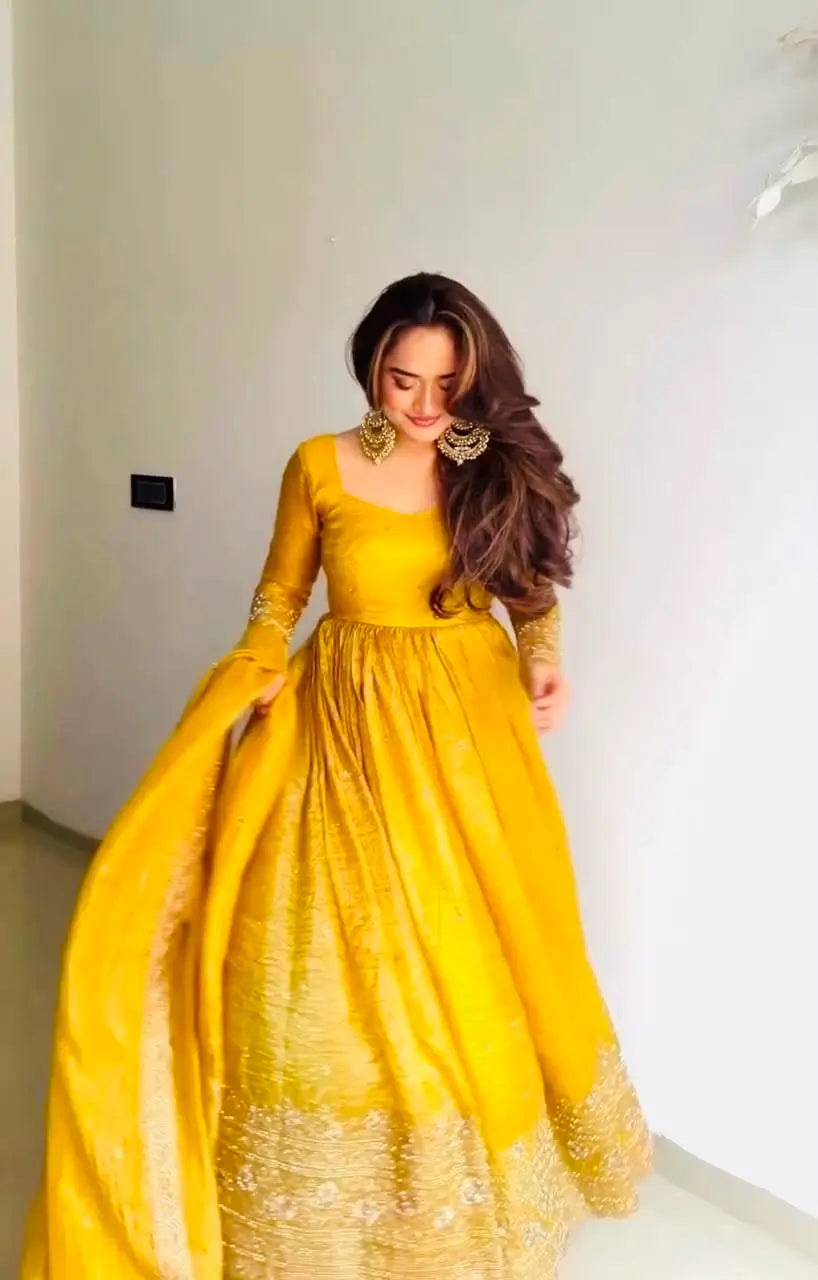 Golden Crush Sequin Gown