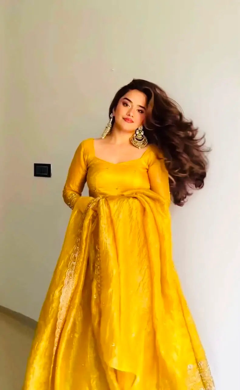 Golden Crush Sequin Gown