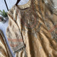 Golden Fendy Silk Embroidered Salwar Suit Set