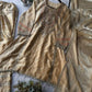Golden Fendy Silk Embroidered Salwar Suit Set
