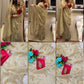 Golden Glow G Mee Satin Silk Saree for Festive and Party Wear
