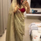 Golden Glow G Mee Satin Silk Saree for Festive and Party Wear