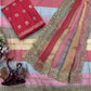 Goldy Silk Printed Saree with Zari & Sequins Embroidery