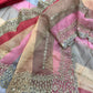 Goldy Silk Printed Saree with Zari & Sequins Embroidery