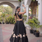 Gota Patti Mirror Crop Lehenga