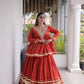Gota Patti Peplum Lehenga