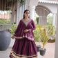 Gota Patti Peplum Lehenga