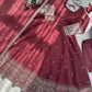 Graceful Chanderi Silk Anarkali Gown Set for Festive and Wedding Wear