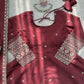 Graceful Chanderi Silk Anarkali Gown Set for Festive and Wedding Wear