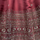 Graceful Chanderi Silk Anarkali Gown Set for Festive and Wedding Wear